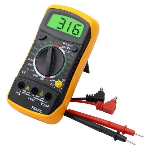 New portable digital multimeter voltmeter ammeter ohmmeter ohm volt ac dc meter for sale