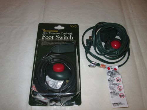 2 HomeCenter 12 ft. Extension Cord with Foot Switchs