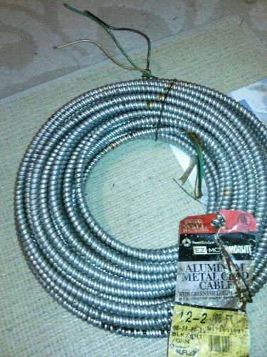 Southwire Metal Clad Cable  100 ft Feet 12-2 100 foot Brand New 100&#039; blk/wht/grn
