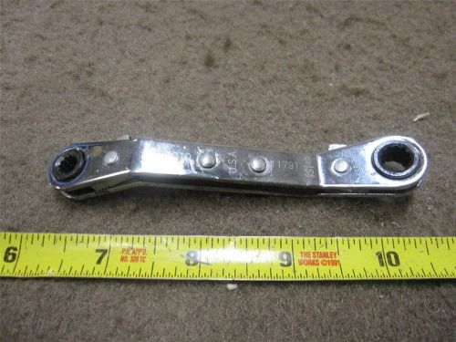 PROTO TOOLS 1179T US MADE 7/32&#034; x 9/32&#034; OFFSET RATCHETING BOX WRENCH