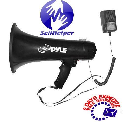 PYLE-PRO PMP43IN 40 Watts Professional Megaphone/Bullhorn with Siren and 3.5mm A