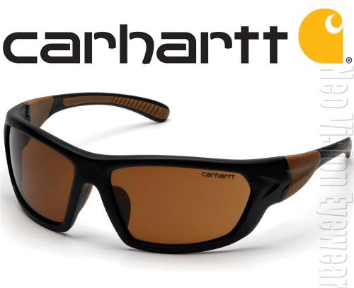 Carhartt carbondale bronze sandstone lenses safety glasses sunglasses z87+ for sale