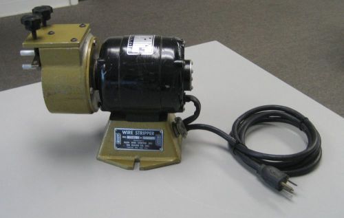 Eraser rush wire stripper model r-1 no. 17616 w/bodin type nsi-33 motor for sale