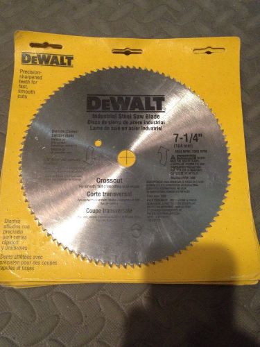 Dewalt dw3324 7-1/4-inch 100 tooth atb crosscut saw blade with 5/8-inch &amp; diamnd for sale