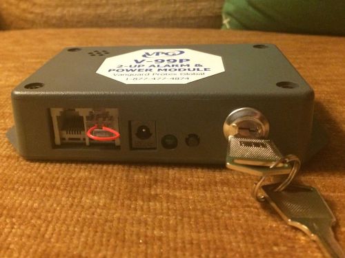V-99P 2-Up Alarm And Power Module With Keys