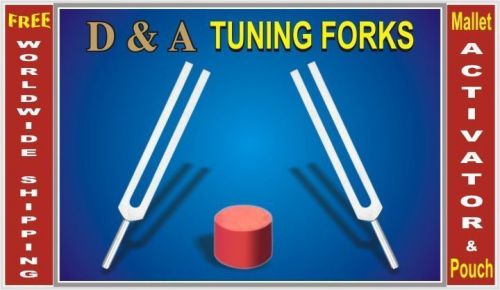 D 288hz &amp; a 426.7hz chakra healing therapy tuning forks for sale
