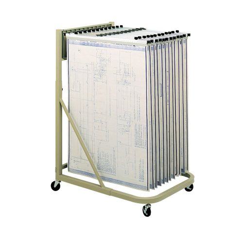 Safco blueprint vertical file rolling stand #5026 for sale