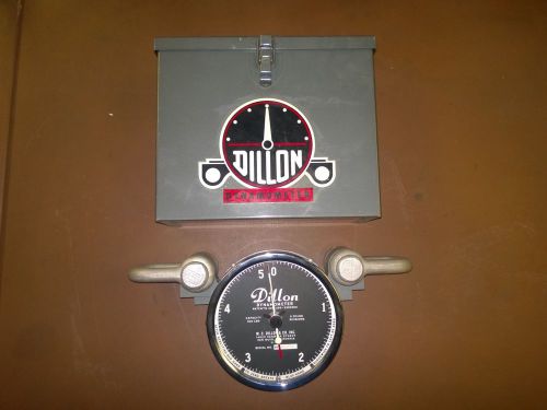Dillon mechanical dynamometer 500lb used 6&#034; dial for sale