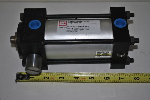 HYDRO-LINE  B-.63-4-L-N-N-1-1   AIR CYLINDER   3&#034; STROKE 2.5 &#034; BORE