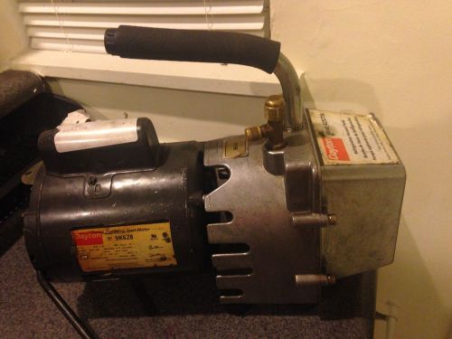 Dayton 4Z577A Refrigeration Vacuum Pump 9K628