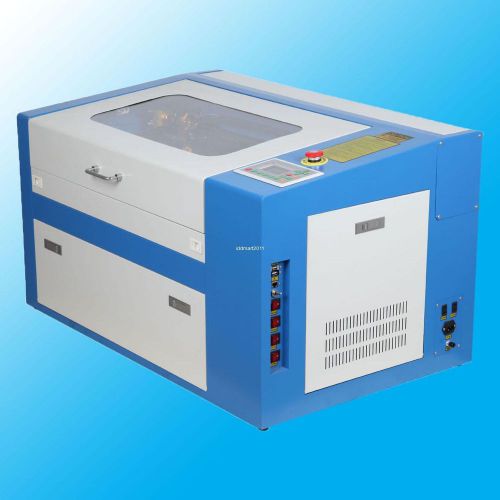 50W CO2 Laser Engraver Engraving Cutting Machine with Water Pump and Air Pump