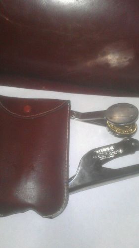 OFFICIAL POCKET SEAL NOTORIAL SEAL OF TEXAS WITH LEATHER POUCH