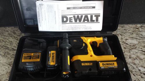 DEWALT DCH213L2 20-Volt MAX Li-Ion 3.0 Ah 3-Mode SDS Rotary Hammer Kit