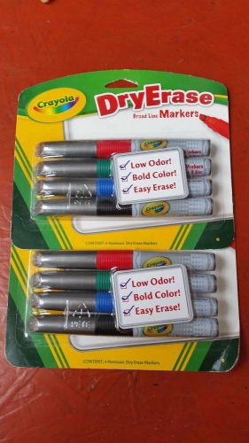Crayola dry-erase markers 2 pks for sale