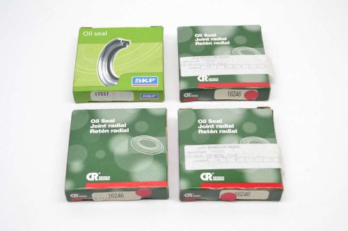 LOT 4 SKF MIX CR CHICAGO RAWHIDE 17557 16246 SHAFT JOINT RADIAL OIL SEAL B421676