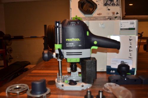 Festool of 1400 eq plunge router for sale
