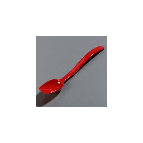 Carlisle food service products 0.8 oz. solid spoon red set of 12 for sale