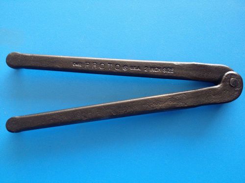 Stanley proto jc482 adjustable face spanner wrench 2in capacity for sale