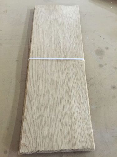 Wood veneer white oak 7x22 22 pieces total raw veneer &#034;exotic&#034;  wo1 3-11-15 for sale