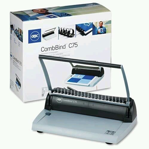 GCB CombBind C75 Binding Machine - Office Equipment &amp; Supplies