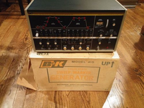 Vintage B&amp;K Model 415 Solid State Sweep / Marker Generator  boxed &#034;NOS&#034;