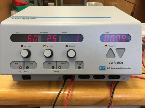 Vwr/ec apparatus 5000 programmable power supply 5000v/200ma/2000w (tested) for sale