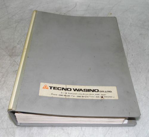 Tecno Wasino LJ-Series CNC Lathe/Turning Center Operator&#039;s Manual, Fanuc OT/15T