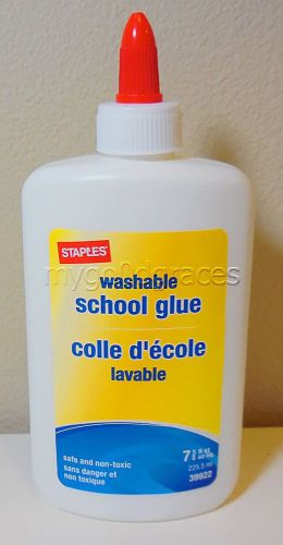 Staples Brand Washable School Glue 7.63oz