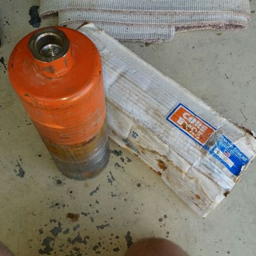 Diamond products 5in. heavy duty orange wet core bit used 75% off retail for sale