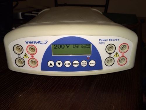 VWR Power Source 300V Electrophoresis Power Supply