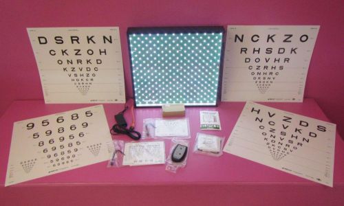 Good-lite esv3000 etdrs led illuminated visual acuity eye chart cabinet **new** for sale