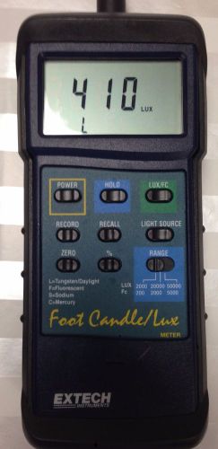 Light Meter, Heavy Duty, Foot Candle/Lux, Extech Instruments, Model 407026