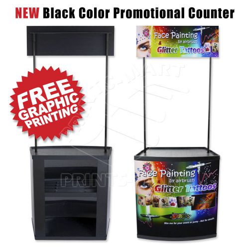 Store Counter Promotional Demo Counter Kiosk Pop Up Display Booth Banner Stand