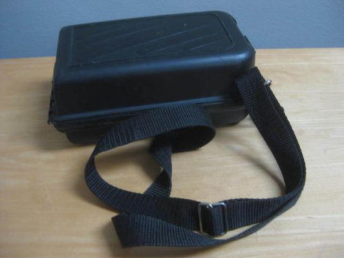 Black doskocil mfg co carrying case with strap used for sale