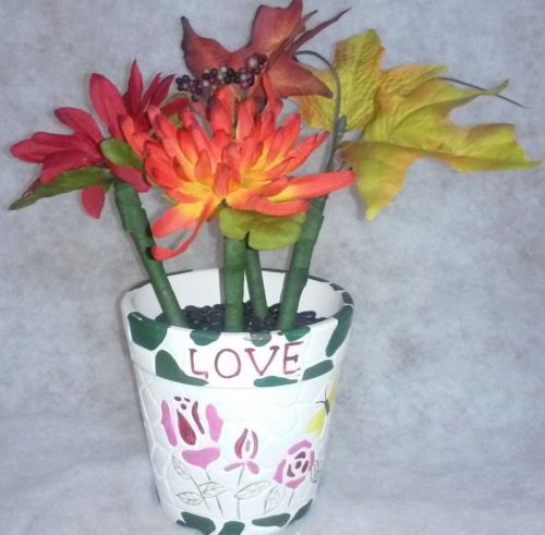 Pens in LOVE vase