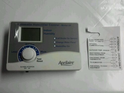 Aprilaire Model 60 Automatic Digital Humidifier Control / Humidistat NEW