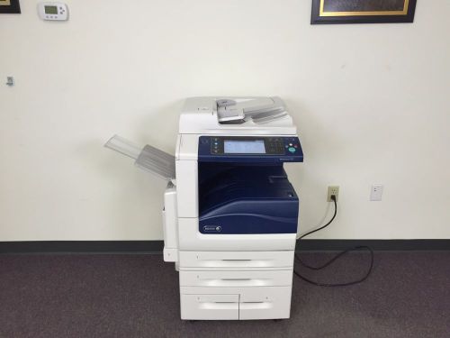Xerox workcentre 7535 color copier machine network printer scanner fax copy mfp for sale