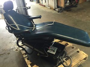 Adec Dental Dentist Patient Chair/Overhead Light, with foot adjustments
