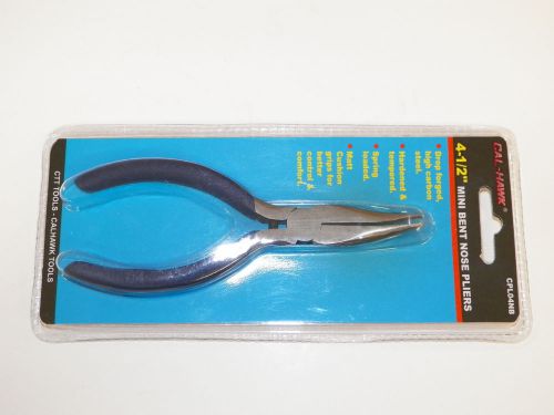 Cal-Hawk 4 1/2 mini bent cutting pliers neat tight spot cutters for wiring