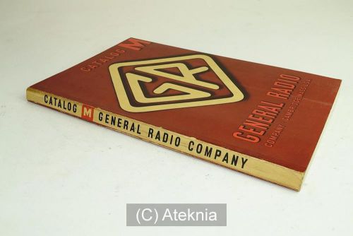 Vintage General Radio Catalog &#034;M&#034; 1951  250 Pages of GR Equipment and History