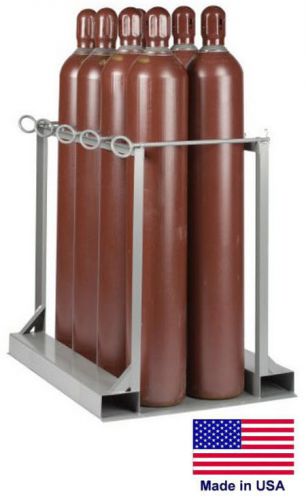Cylinder stand pallet for lp propane welding gases compressed air - 8 tank cap for sale