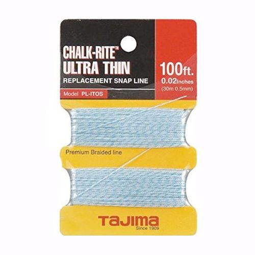 TAJIMA PL-ITOS Chalk-Rite Ultra-Thin Braided Line, 1.2mm x 30m / 100 ft