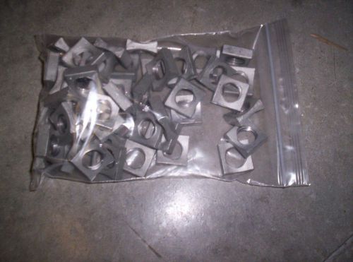 3/4-10 Concave Square Locking Nut Zinc Plated 50 Pieces New