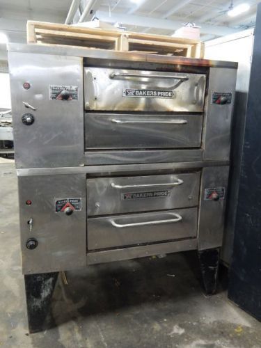 Bakers Pride Double Deck Pizza Oven Gas Pizza Stone