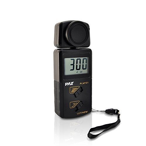Pyle PLMT21 Handheld Lux Light Meter Photometer with 20000 Lux Range Per Second