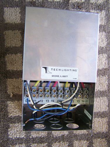 TECHLIGHTING LOW VOLTAGE LIGHTING SYSTEM TRANSFORMER,  #700AT600T, USED