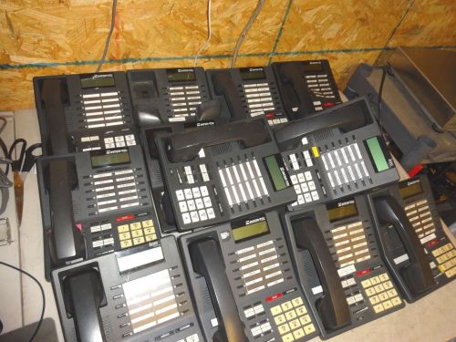 Lot of 14 Inter-Tel Axxess 550.4400 LCD Business office Phone w/Handsets
