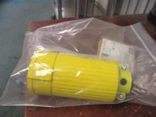 Hubbell Hubbellock Connector HBL26418 60A 600V 3P 4W New Surplus