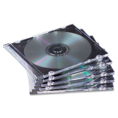 Fellowes 98316 slim jewel cases - 25 pack jewel case - book fold - polystyrene - for sale