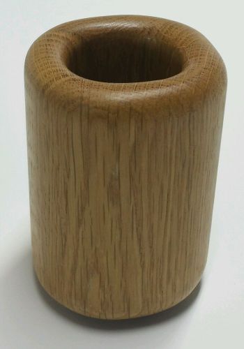 Eldon Woodline 6500 Vintage 1985 Carved Solid Wood Desk Pen Organizer Cup
